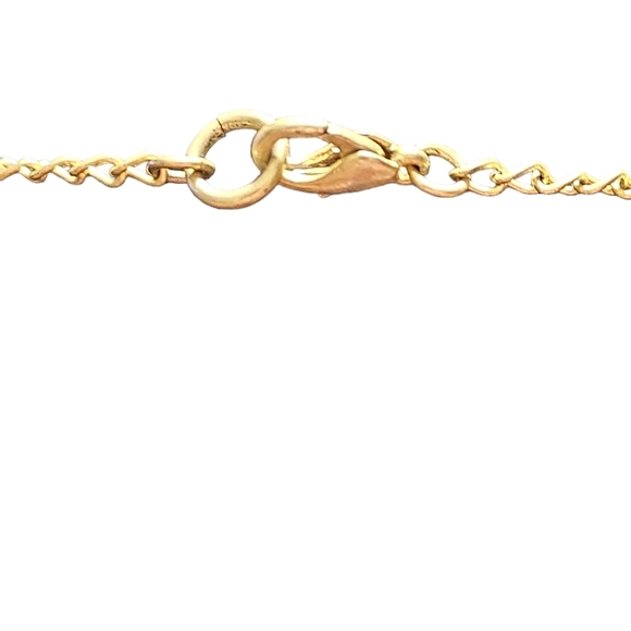 Gold Tone with Black Beads Necklace L11 - Picture 3 of 3